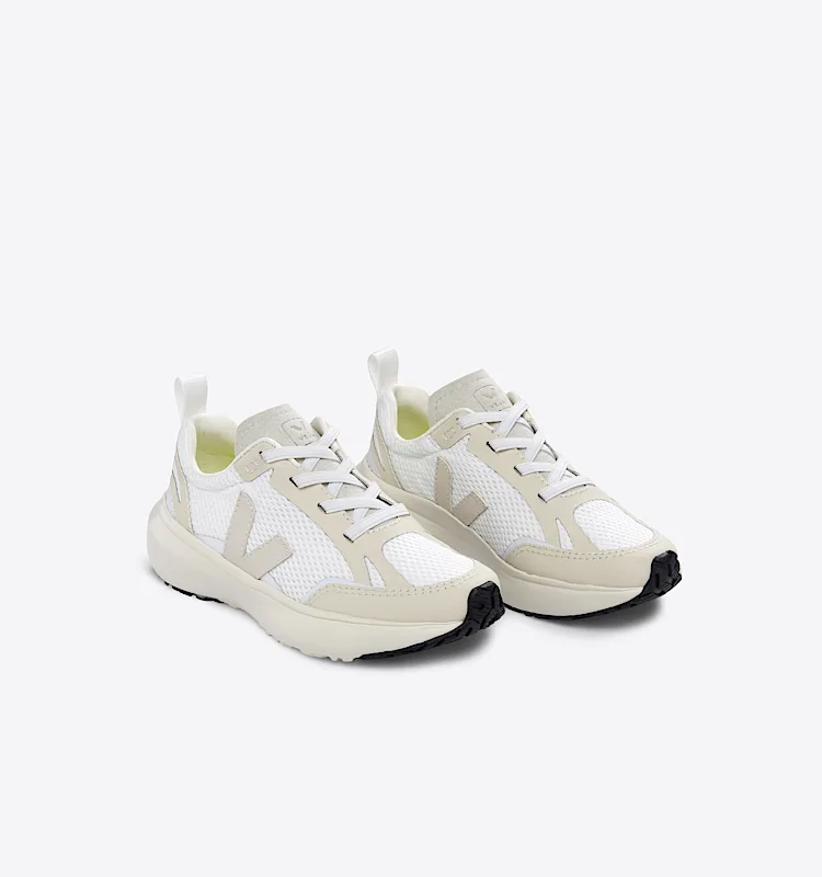 CANARY ELASTIC LACES ALVEOMESH WHITE PIERRE 2