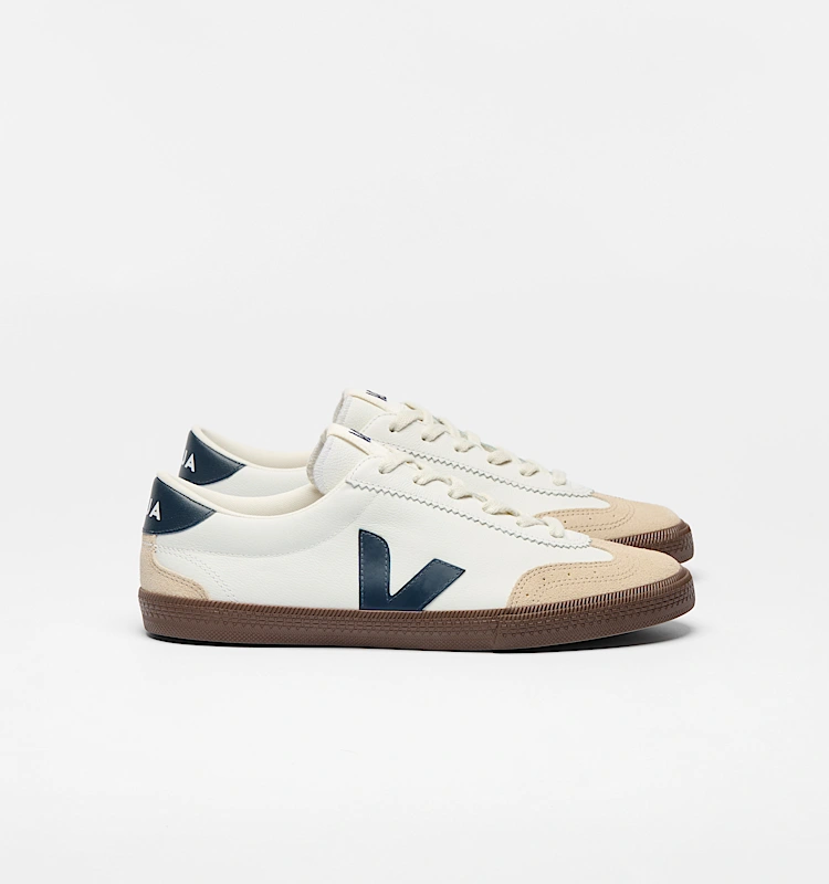 veja baskets volley cuir blanc vo2003720 Lateral view