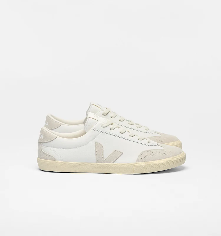 veja baskets volley cuir blanc vo2003720 Lateral view