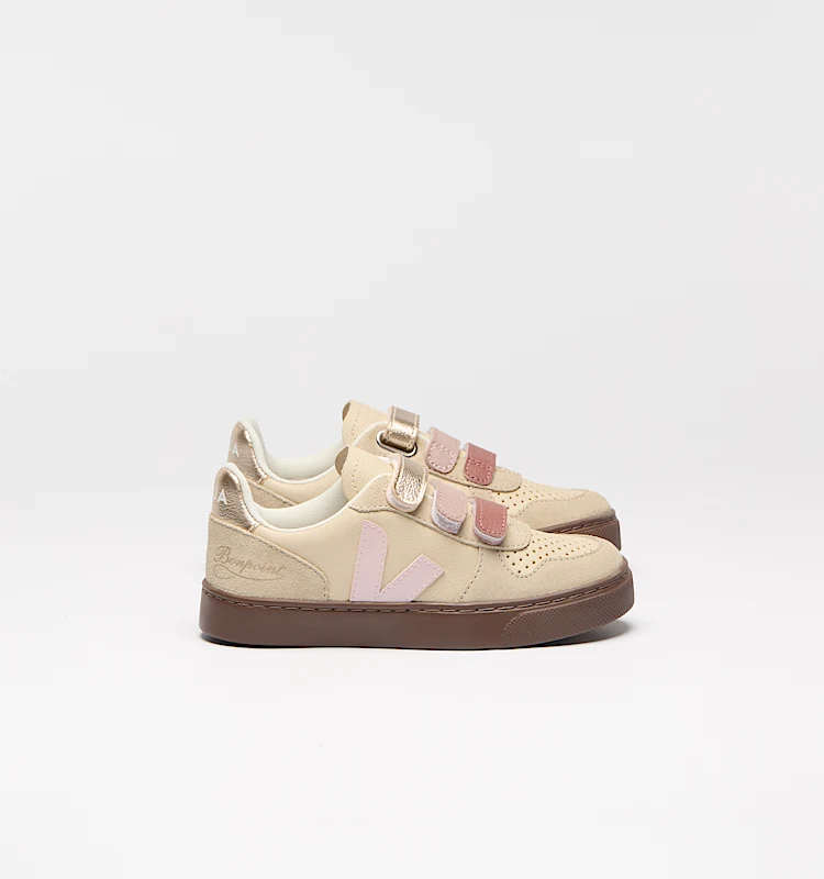 Vyeonne baskets volley cuir blanc vo2003720 Lateral view